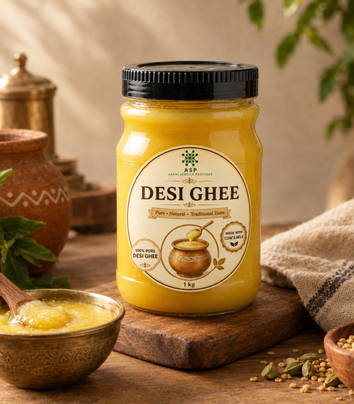 ASP 100% Pure Desi Ghee (Cow & Buffalo)