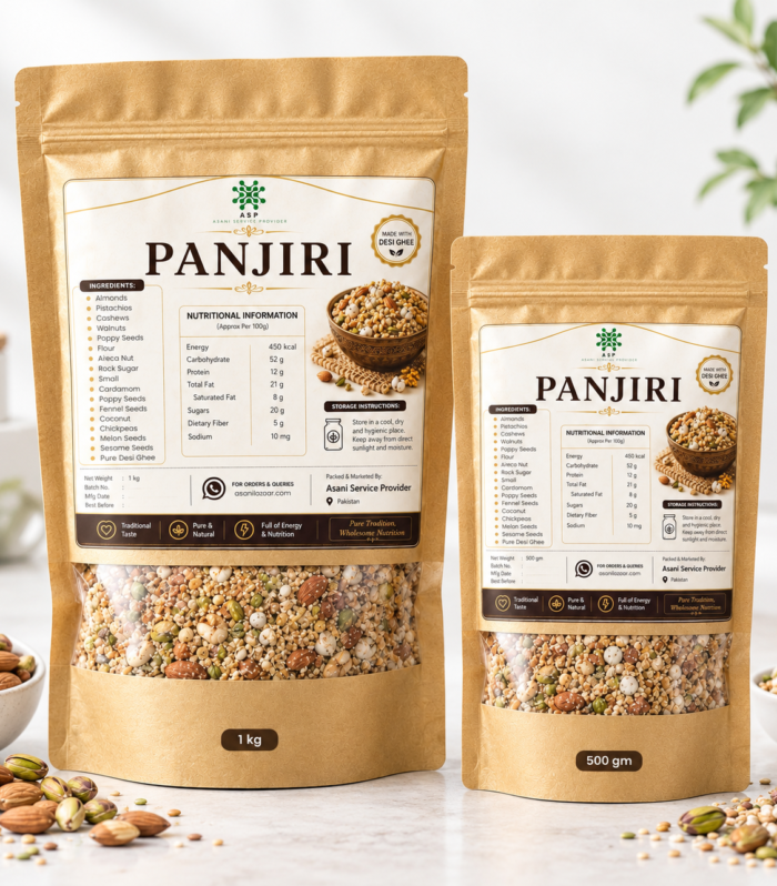 ASP Traditional Panjiri (Made with Desi Ghee)